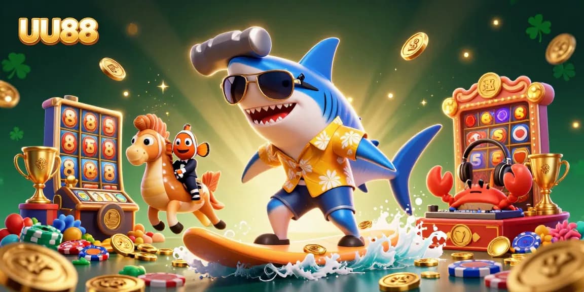 UU88 enhances your gaming with dynamic slots, iconic characters, and vibrant casino elements.