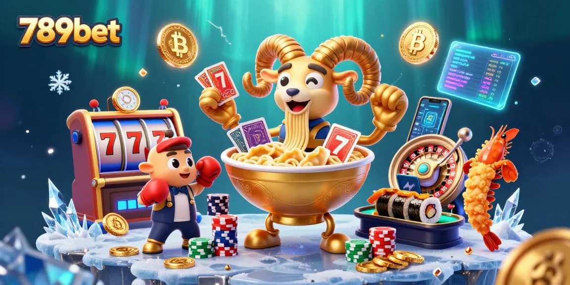 Engage with thrilling casino action at 789bet featuring vibrant elements and energetic characters.