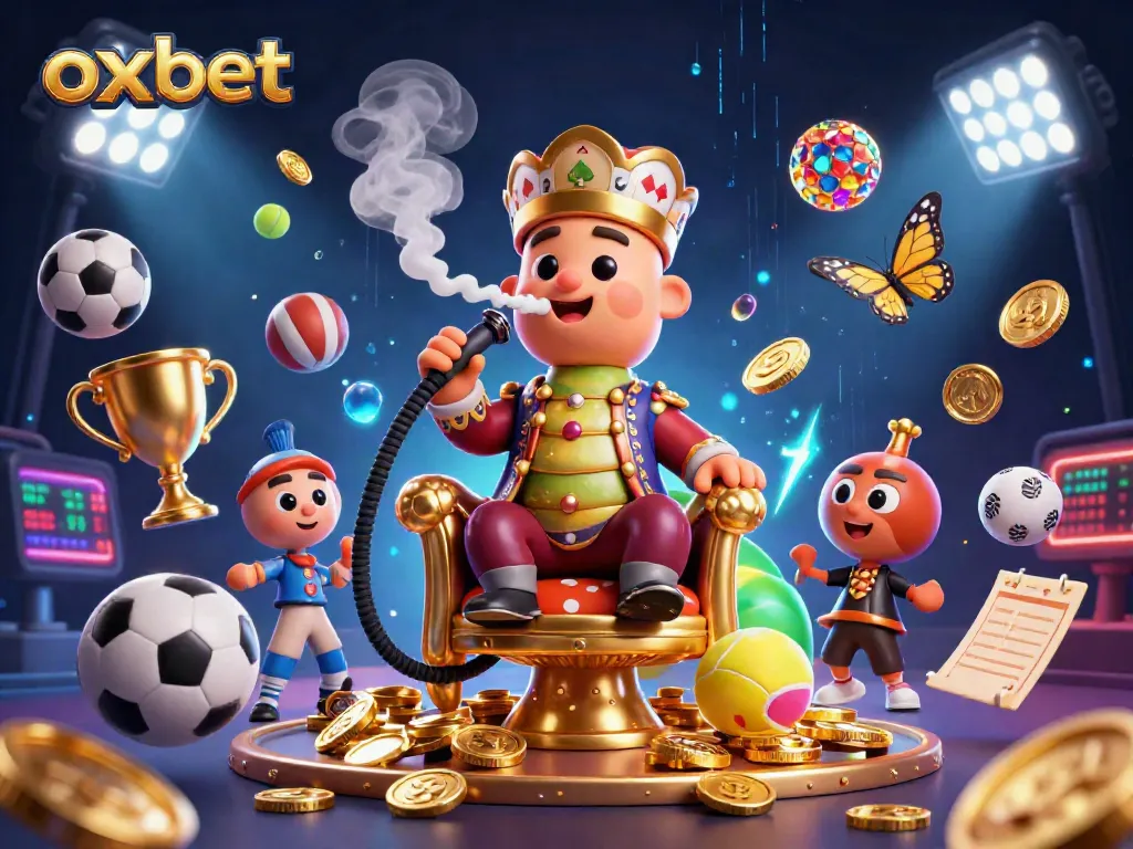 Engage with oxbet's unique casino experience featuring vibrant characters and dynamic sports elements.
