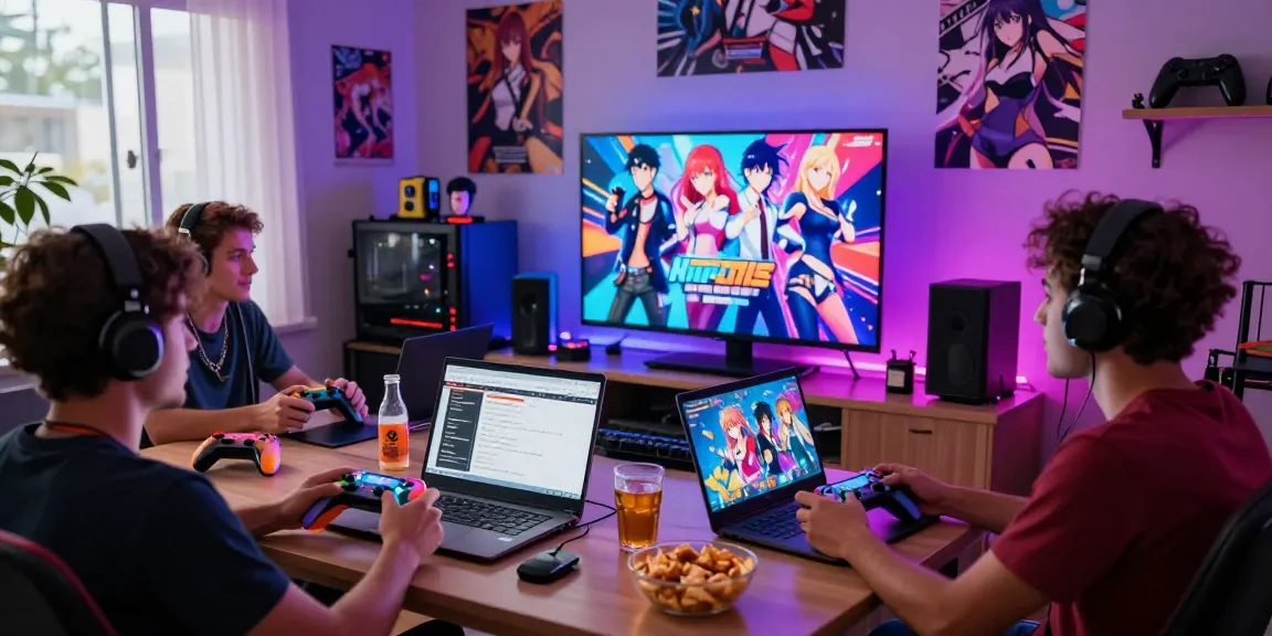 Players enjoying exciting hentai games together in a dynamic gaming environment.